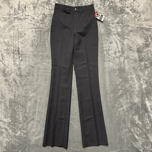 New Vintage Dickson Jenkins Western Flared Pants Womens Sz 29 Dark Gray Unhemmed